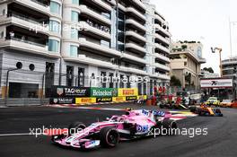 Esteban Ocon (FRA) Sahara Force India F1 VJM11. 27.05.2018. Formula 1 World Championship, Rd 6, Monaco Grand Prix, Monte Carlo, Monaco, Race Day.