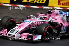 Esteban Ocon (FRA) Sahara Force India F1 VJM11. 27.05.2018. Formula 1 World Championship, Rd 6, Monaco Grand Prix, Monte Carlo, Monaco, Race Day.