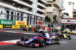 Pierre Gasly (FRA) Scuderia Toro Rosso STR13. 27.05.2018. Formula 1 World Championship, Rd 6, Monaco Grand Prix, Monte Carlo, Monaco, Race Day.