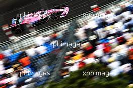 Sergio Perez (MEX) Sahara Force India F1 VJM11. 26.05.2018. Formula 1 World Championship, Rd 6, Monaco Grand Prix, Monte Carlo, Monaco, Qualifying Day.