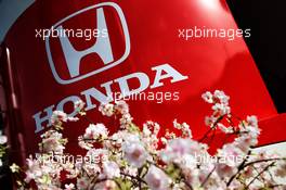 Honda motorhome. 26.05.2018. Formula 1 World Championship, Rd 6, Monaco Grand Prix, Monte Carlo, Monaco, Qualifying Day.
