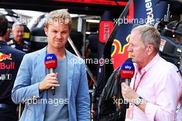 (L to R): Nico Rosberg (GER) with Martin Brundle (GBR) Sky Sports Commentator. 26.05.2018. Formula 1 World Championship, Rd 6, Monaco Grand Prix, Monte Carlo, Monaco, Qualifying Day.