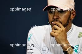 Lewis Hamilton (GBR) Mercedes AMG F1 in the FIA Press Conference. 26.05.2018. Formula 1 World Championship, Rd 6, Monaco Grand Prix, Monte Carlo, Monaco, Qualifying Day.