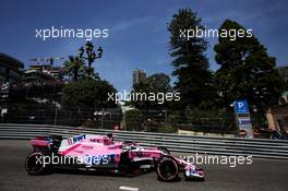 Sergio Perez (MEX) Sahara Force India F1 VJM11. 26.05.2018. Formula 1 World Championship, Rd 6, Monaco Grand Prix, Monte Carlo, Monaco, Qualifying Day.