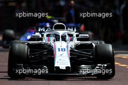 Lance Stroll (CDN) Williams FW41. 26.05.2018. Formula 1 World Championship, Rd 6, Monaco Grand Prix, Monte Carlo, Monaco, Qualifying Day.
