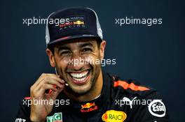 Daniel Ricciardo (AUS) Red Bull Racing in the FIA Press Conference. 26.05.2018. Formula 1 World Championship, Rd 6, Monaco Grand Prix, Monte Carlo, Monaco, Qualifying Day.