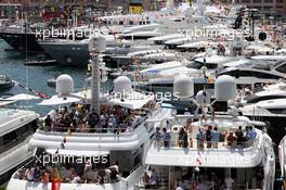 Boats in the scenic Monaco Harbour. 26.05.2018. Formula 1 World Championship, Rd 6, Monaco Grand Prix, Monte Carlo, Monaco, Qualifying Day.