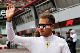 Sebastian Vettel (GER) Ferrari. 27.05.2018. Formula 1 World Championship, Rd 6, Monaco Grand Prix, Monte Carlo, Monaco, Race Day.