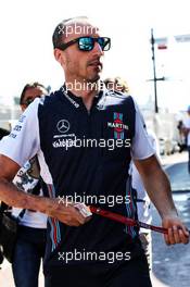 Robert Kubica (POL) Williams Reserve and Development Driver. 24.05.2018. Formula 1 World Championship, Rd 6, Monaco Grand Prix, Monte Carlo, Monaco, Practice Day.