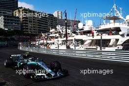 Valtteri Bottas (FIN) Mercedes AMG F1 W09. 24.05.2018. Formula 1 World Championship, Rd 6, Monaco Grand Prix, Monte Carlo, Monaco, Practice Day.