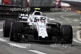 Sergey Sirotkin (RUS) Williams FW41. 24.05.2018. Formula 1 World Championship, Rd 6, Monaco Grand Prix, Monte Carlo, Monaco, Practice Day.