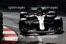 Lewis Hamilton (GBR) Mercedes AMG F1 W09. 24.05.2018. Formula 1 World Championship, Rd 6, Monaco Grand Prix, Monte Carlo, Monaco, Practice Day.