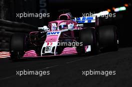 Sergio Perez (MEX) Sahara Force India F1 VJM11. 24.05.2018. Formula 1 World Championship, Rd 6, Monaco Grand Prix, Monte Carlo, Monaco, Practice Day.