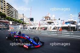 Brendon Hartley (NZL) Scuderia Toro Rosso STR13, 24.05.2018. Formula 1 World Championship, Rd 6, Monaco Grand Prix, Monte Carlo, Monaco, Practice Day.