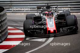 Romain Grosjean (FRA) Haas F1 Team VF-18. 24.05.2018. Formula 1 World Championship, Rd 6, Monaco Grand Prix, Monte Carlo, Monaco, Practice Day.
