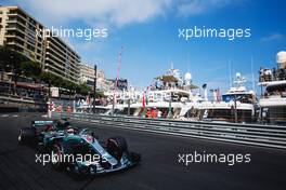 Lewis Hamilton (GBR) Mercedes AMG F1 W09. 24.05.2018. Formula 1 World Championship, Rd 6, Monaco Grand Prix, Monte Carlo, Monaco, Practice Day.