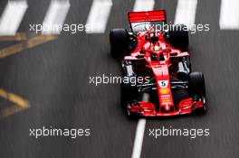 Sebastian Vettel (GER) Ferrari SF71H. 24.05.2018. Formula 1 World Championship, Rd 6, Monaco Grand Prix, Monte Carlo, Monaco, Practice Day.