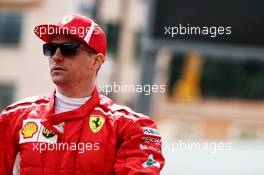 Kimi Raikkonen (FIN) Ferrari. 24.05.2018. Formula 1 World Championship, Rd 6, Monaco Grand Prix, Monte Carlo, Monaco, Practice Day.