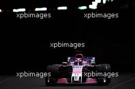 Sergio Perez (MEX) Sahara Force India F1 VJM11. 24.05.2018. Formula 1 World Championship, Rd 6, Monaco Grand Prix, Monte Carlo, Monaco, Practice Day.