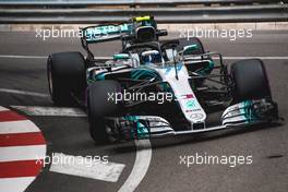 Valtteri Bottas (FIN) Mercedes AMG F1 W09. 24.05.2018. Formula 1 World Championship, Rd 6, Monaco Grand Prix, Monte Carlo, Monaco, Practice Day.