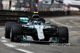 Valtteri Bottas (FIN) Mercedes AMG F1 W09. 24.05.2018. Formula 1 World Championship, Rd 6, Monaco Grand Prix, Monte Carlo, Monaco, Practice Day.