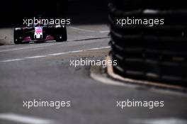 Sergio Perez (MEX) Sahara Force India F1 VJM11. 24.05.2018. Formula 1 World Championship, Rd 6, Monaco Grand Prix, Monte Carlo, Monaco, Practice Day.