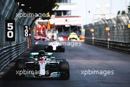 Lewis Hamilton (GBR) Mercedes AMG F1 W09. 24.05.2018. Formula 1 World Championship, Rd 6, Monaco Grand Prix, Monte Carlo, Monaco, Practice Day.