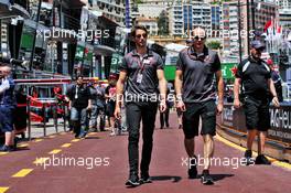 Romain Grosjean (FRA) Haas F1 Team. 23.05.2018. Formula 1 World Championship, Rd 6, Monaco Grand Prix, Monte Carlo, Monaco, Preparation Day.