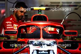 Ferrari SF71H Halo cockpit cover wing mirrors. 23.05.2018. Formula 1 World Championship, Rd 6, Monaco Grand Prix, Monte Carlo, Monaco, Preparation Day.