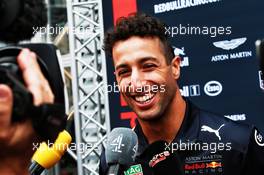 Daniel Ricciardo (AUS) Red Bull Racing with the media. 23.05.2018. Formula 1 World Championship, Rd 6, Monaco Grand Prix, Monte Carlo, Monaco, Preparation Day.