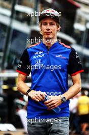 Brendon Hartley (NZL) Scuderia Toro Rosso. 23.05.2018. Formula 1 World Championship, Rd 6, Monaco Grand Prix, Monte Carlo, Monaco, Preparation Day.
