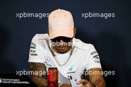 Lewis Hamilton (GBR) Mercedes AMG F1 in the FIA Press Conference. 23.05.2018. Formula 1 World Championship, Rd 6, Monaco Grand Prix, Monte Carlo, Monaco, Preparation Day.