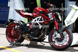 The MV Agusta F4 LH44 owned by Lewis Hamilton (GBR) Mercedes AMG F1. 23.05.2018. Formula 1 World Championship, Rd 6, Monaco Grand Prix, Monte Carlo, Monaco, Preparation Day.