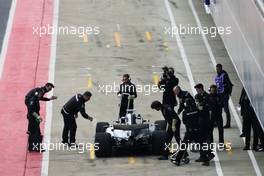 Valtteri Bottas (FIN) Mercedes AMG F1 W09. 22.02.2018. Mercedes AMG F1 W09 Launch, Silverstone, England.