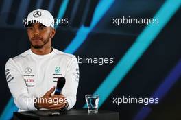 Lewis Hamilton (GBR) Mercedes AMG F1 with the media. 22.02.2018. Mercedes AMG F1 W09 Launch, Silverstone, England.