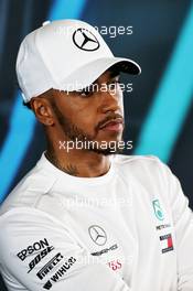 Lewis Hamilton (GBR) Mercedes AMG F1. 22.02.2018. Mercedes AMG F1 W09 Launch, Silverstone, England.