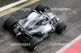 Valtteri Bottas (FIN) Mercedes AMG F1 W09. 22.02.2018. Mercedes AMG F1 W09 Launch, Silverstone, England.