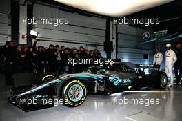 Mercedes AMG F1 W09. 22.02.2018. Mercedes AMG F1 W09 Launch, Silverstone, England.