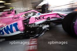 Nicholas Latifi (CDN) Racing Point Force India F1 VJM11 Development Driver leaves the pits. 26.10.2018. Formula 1 World Championship, Rd 19, Mexican Grand Prix, Mexico City, Mexico, Practice Day.