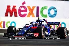 Pierre Gasly (FRA) Scuderia Toro Rosso STR13. 26.10.2018. Formula 1 World Championship, Rd 19, Mexican Grand Prix, Mexico City, Mexico, Practice Day.