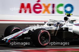 Sergey Sirotkin (RUS) Williams FW41. 26.10.2018. Formula 1 World Championship, Rd 19, Mexican Grand Prix, Mexico City, Mexico, Practice Day.