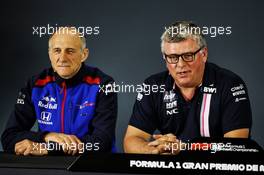 (L to R): Franz Tost (AUT) Scuderia Toro Rosso Team Principal and Otmar Szafnauer (USA) Racing Point Force India F1 Team Principal and CEO in the FIA Press Conference. 26.10.2018. Formula 1 World Championship, Rd 19, Mexican Grand Prix, Mexico City, Mexico, Practice Day.