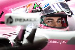 Sergio Perez (MEX) Racing Point Force India F1 VJM11. 26.10.2018. Formula 1 World Championship, Rd 19, Mexican Grand Prix, Mexico City, Mexico, Practice Day.