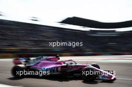 Sergio Perez (MEX) Racing Point Force India F1 VJM11. 26.10.2018. Formula 1 World Championship, Rd 19, Mexican Grand Prix, Mexico City, Mexico, Practice Day.