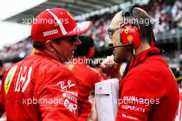 Kimi Raikkonen (FIN) Ferrari on the grid. 28.10.2018. Formula 1 World Championship, Rd 19, Mexican Grand Prix, Mexico City, Mexico, Race Day.