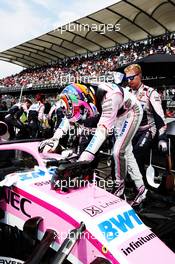 Sergio Perez (MEX) Racing Point Force India F1 VJM11 on the grid. 28.10.2018. Formula 1 World Championship, Rd 19, Mexican Grand Prix, Mexico City, Mexico, Race Day.