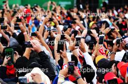 Fans at the podium. 28.10.2018. Formula 1 World Championship, Rd 19, Mexican Grand Prix, Mexico City, Mexico, Race Day.