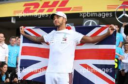 World Champion Lewis Hamilton (GBR) Mercedes AMG F1 W09. 28.10.2018. Formula 1 World Championship, Rd 19, Mexican Grand Prix, Mexico City, Mexico, Race Day.