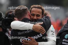 Lewis Hamilton (GBR) Mercedes AMG F1 W09 celebrates his 5th World Championship. 28.10.2018. Formula 1 World Championship, Rd 19, Mexican Grand Prix, Mexico City, Mexico, Race Day.