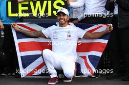 World Champion Lewis Hamilton (GBR) Mercedes AMG F1 W09. 28.10.2018. Formula 1 World Championship, Rd 19, Mexican Grand Prix, Mexico City, Mexico, Race Day.